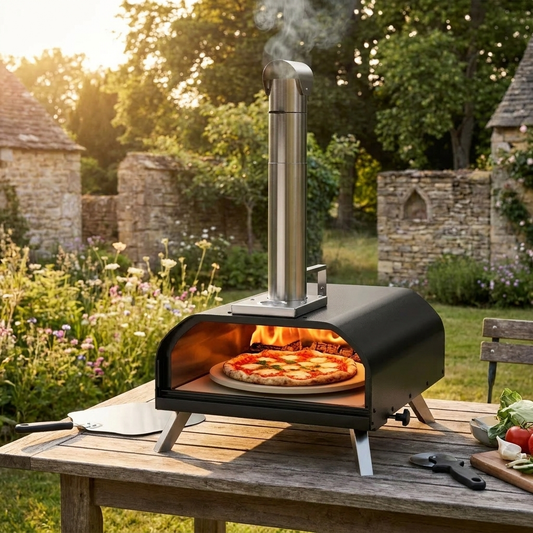 Pizza Oven – Rotating Stone Pellet Model – 12 Inch