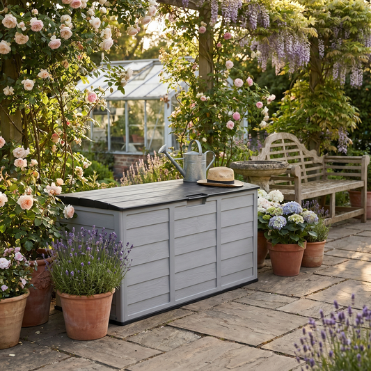 Garden Storage Box 290L Tool lifestyle photo