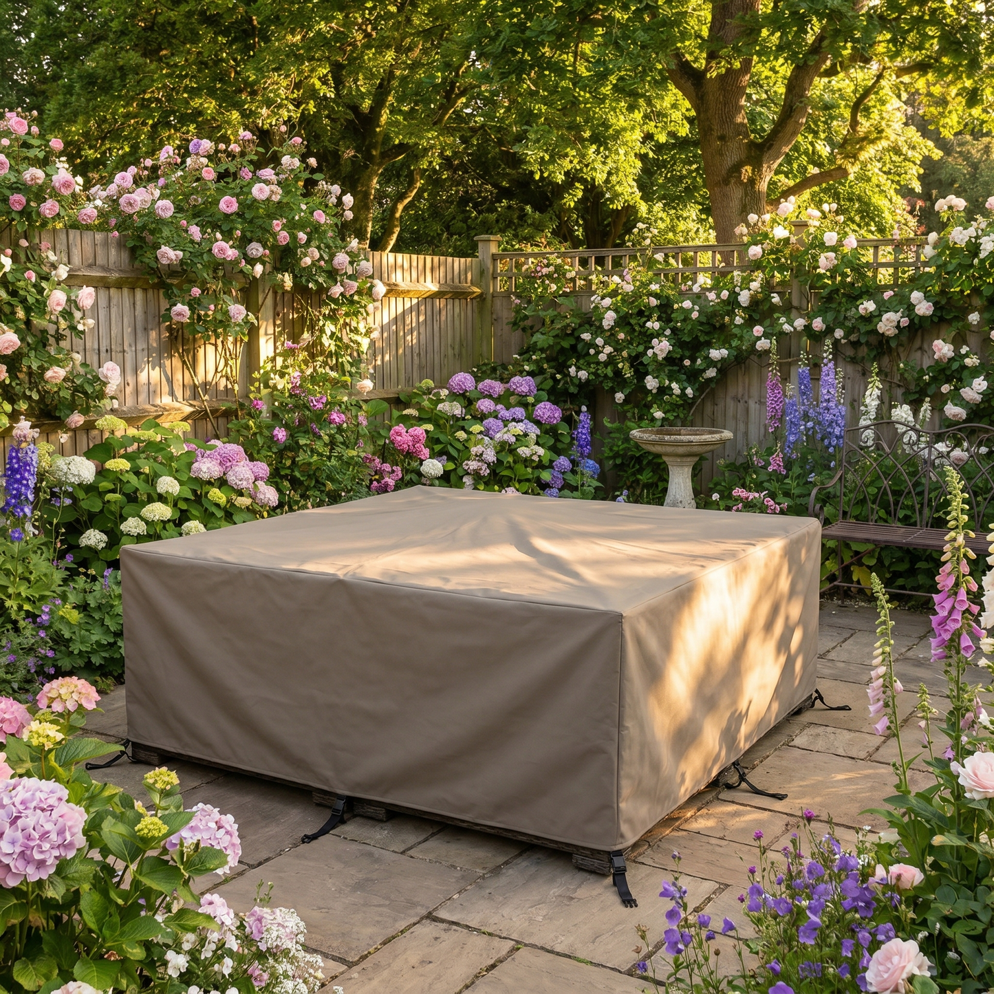Waterproof Garden Furniture Cover – 600D Oxford Fabric – 90in Square