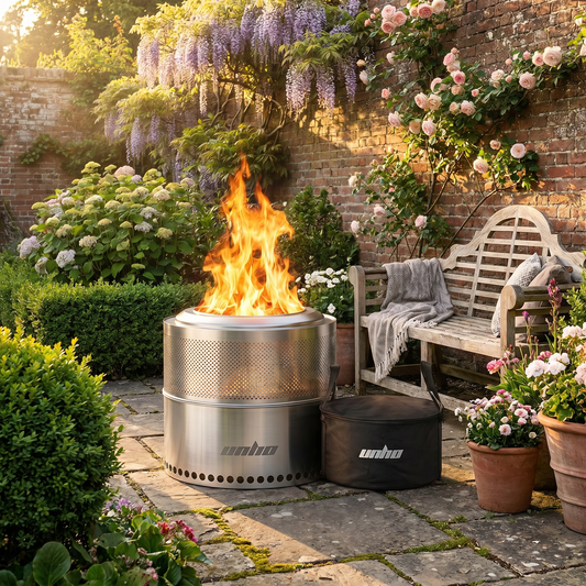 Smokeless Fire Pit – 304 Stainless Steel – 19 Inch